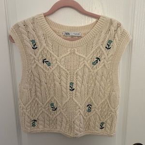 Zara Floral Vest Top